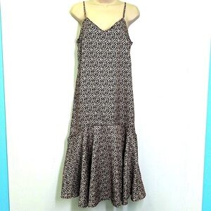 Urban Outfitters - Animals Leopard Print Adjustable Straps Midi Dress Size Small